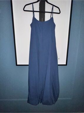 Young Fabulous & Broke Black Maxi Slip Dress in NAVY BLUE